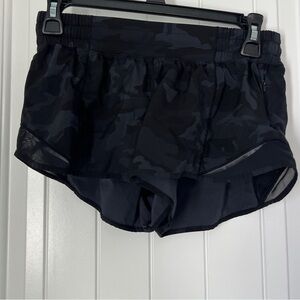 Black camo hotty hot low-rise Shorts